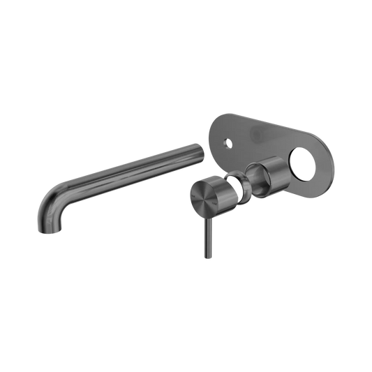Zen SS316L Wall Basin/Bath Mixer 230mm Spout Trim Kits Only Graphite