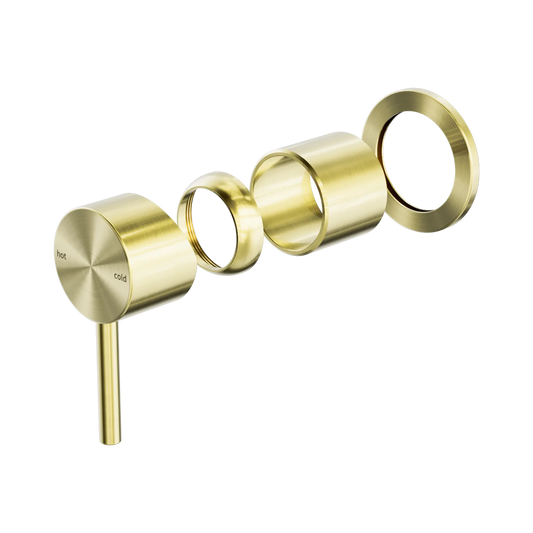 Zen SS316L Shower Mixer Trim Kits Only Brushed Gold