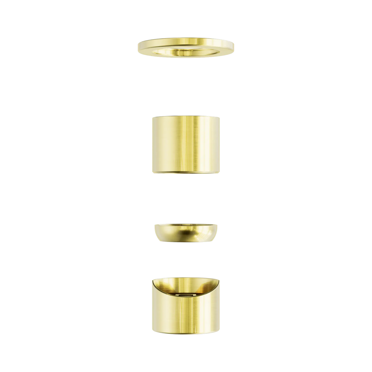 Zen SS316L Shower Mixer Trim Kits Only Brushed Gold