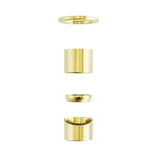 Zen SS316L Shower Mixer Trim Kits Only Brushed Gold