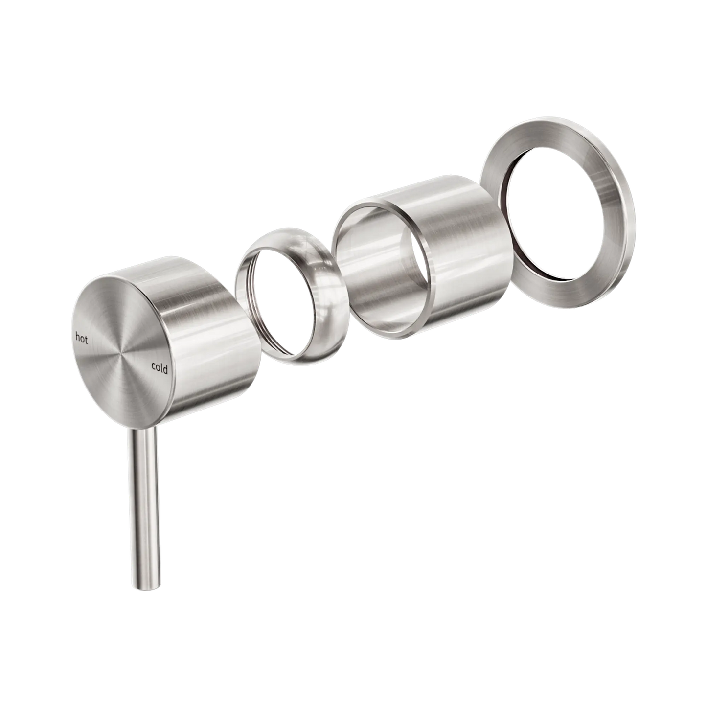 Zen SS316L Shower Mixer Trim Kits Only Brushed Nickel