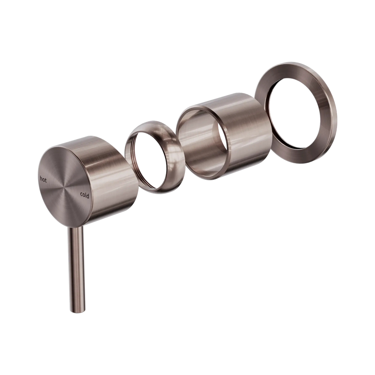 Zen SS316L Shower Mixer Trim Kits Only Brushed Bronze