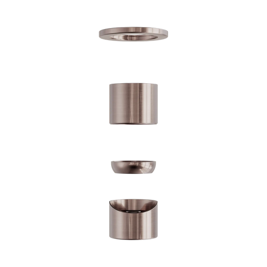 Zen SS316L Shower Mixer Trim Kits Only Brushed Bronze