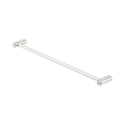 Zen SS316L Single Towel Rail 600mm Brushed Nickel