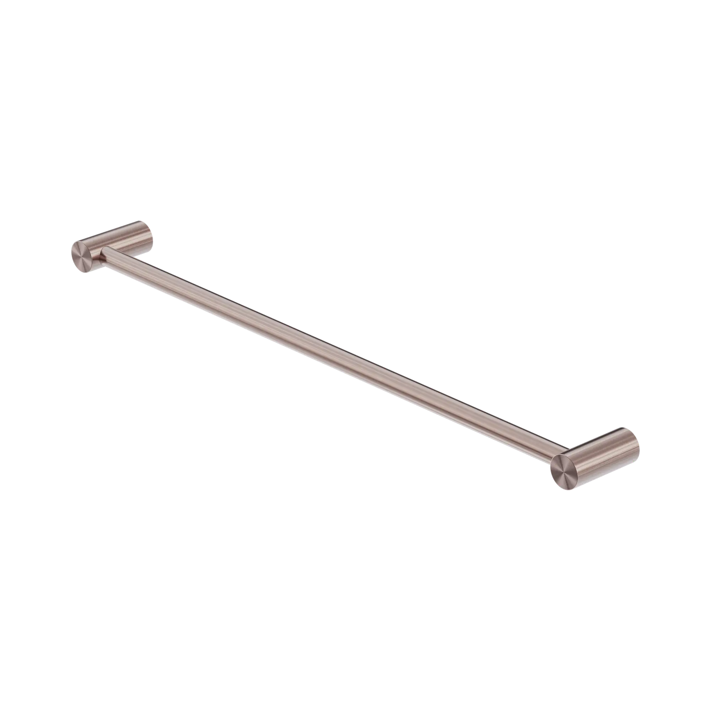 Zen SS316L Single Towel Rail 600mm Brushed Bronze