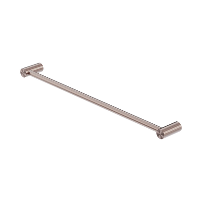 Zen SS316L Single Towel Rail 600mm Brushed Bronze