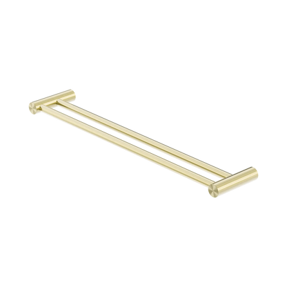 Zen SS316L Double Towel Rail 600mm Brushed Gold