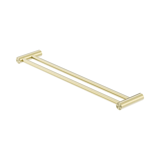 Zen SS316L Double Towel Rail 600mm Brushed Gold