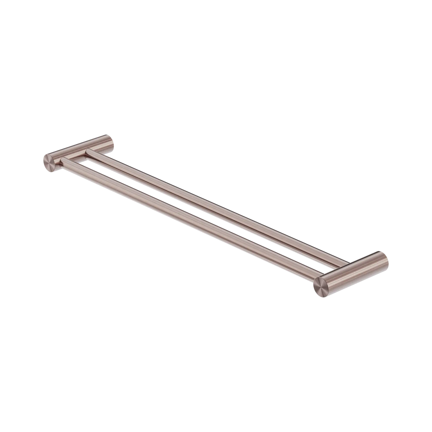 Zen SS316L Double Towel Rail 600mm Brushed Bronze