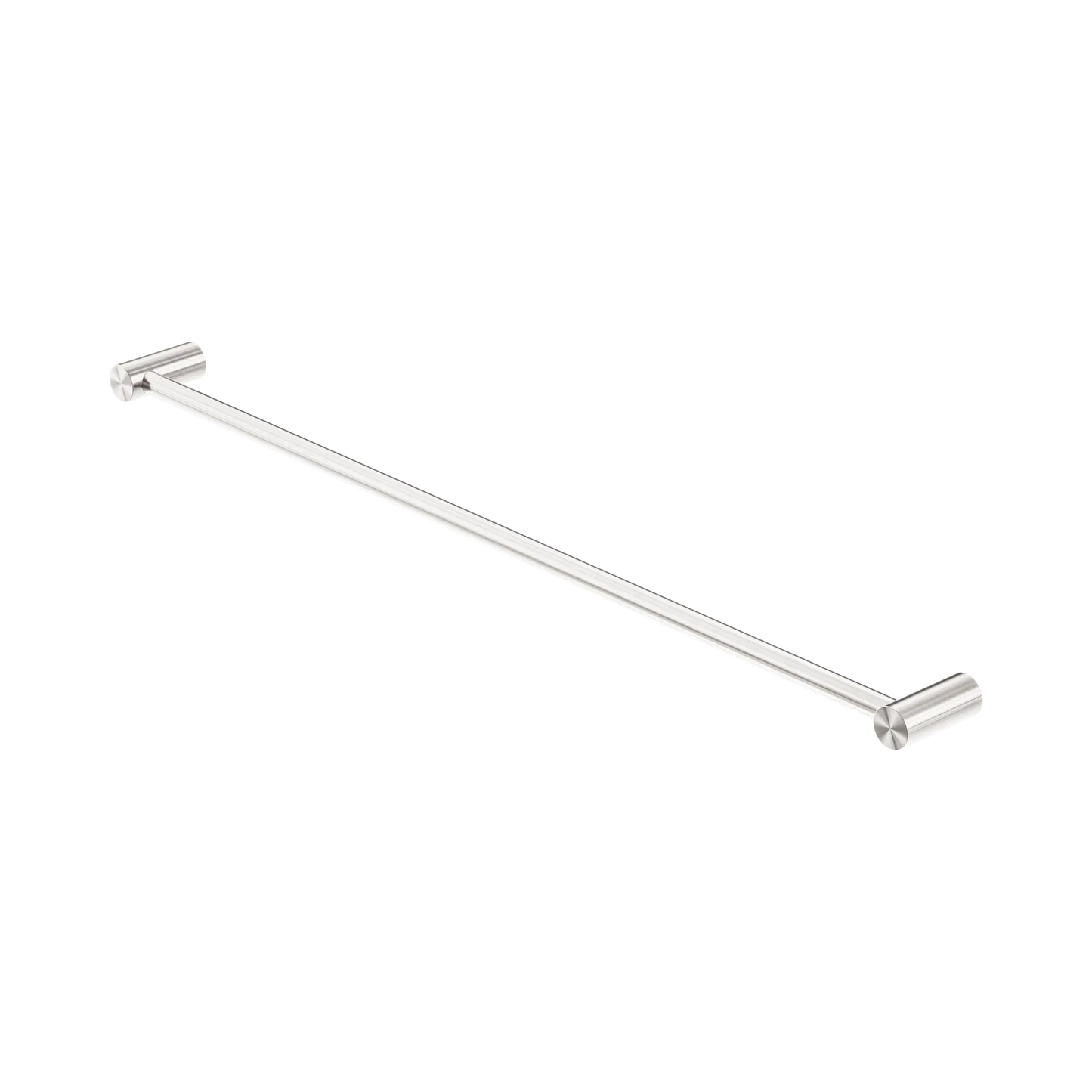 Zen SS316L Single Towel Rail 800mm Brushed Nickel