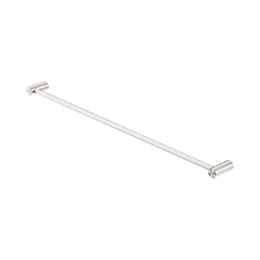 Zen SS316L Single Towel Rail 800mm Brushed Nickel