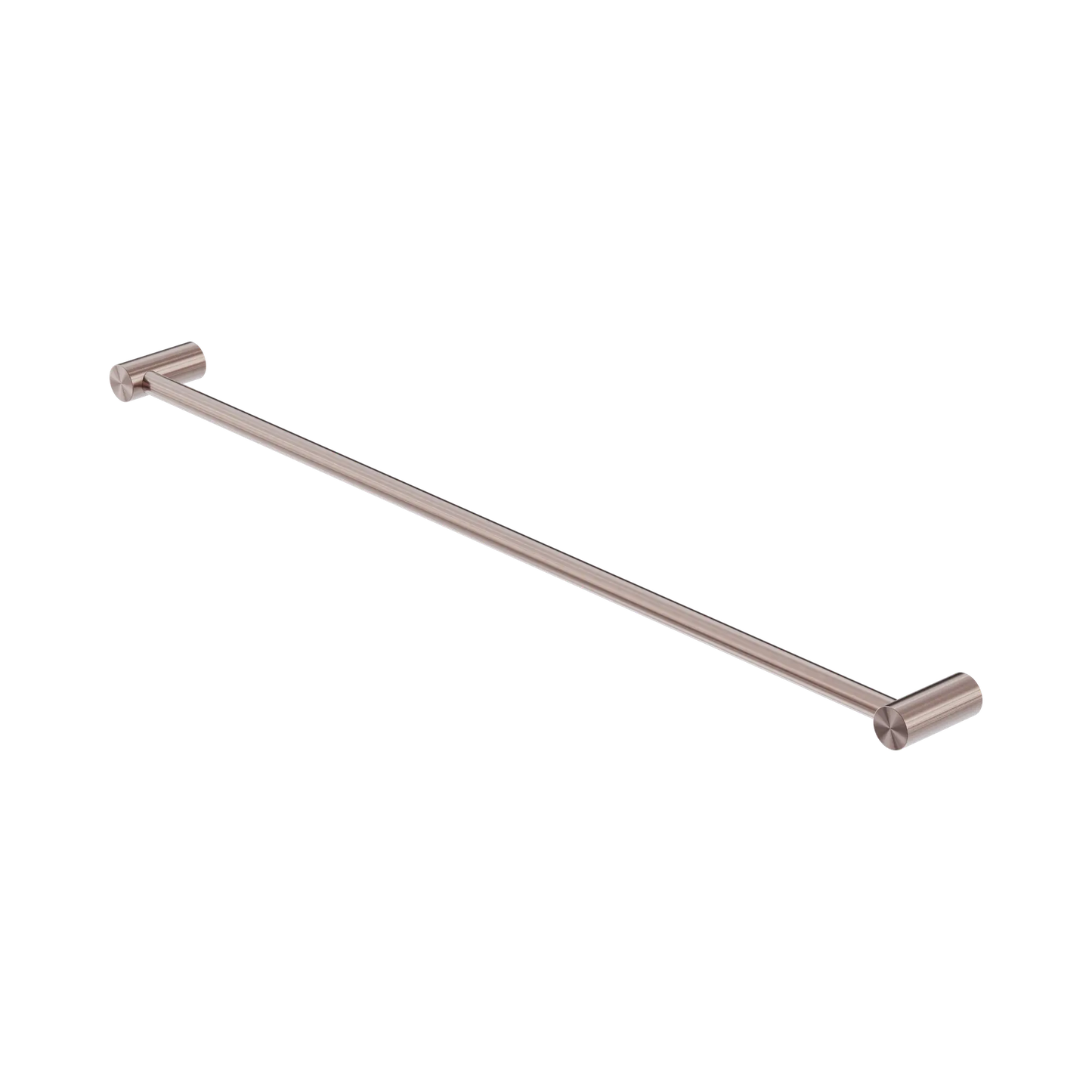 Zen SS316L Single Towel Rail 800mm Brushed Bronze