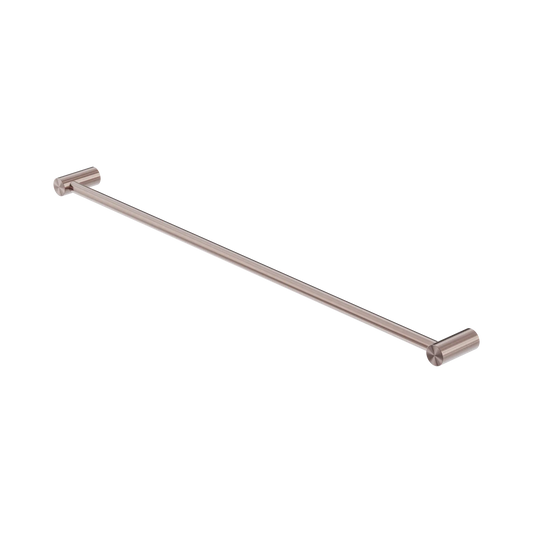 Zen SS316L Single Towel Rail 800mm Brushed Bronze