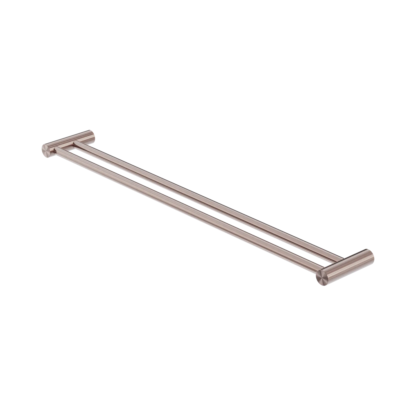Zen SS316L Double Towel Rail 800mm Brushed Bronze