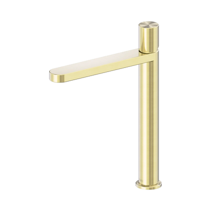 Pure SS316L Tall Basin Mixer Brushed Gold