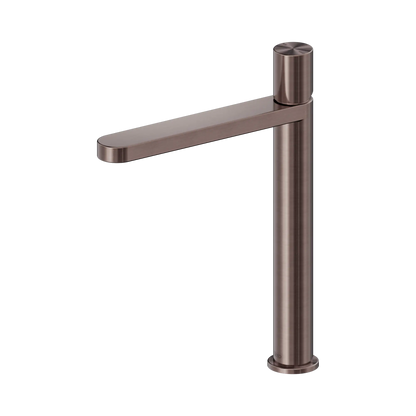 Pure SS316L Tall Basin Mixer Brushed Bronze