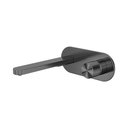 Pure SS316L Progressive Wall Basin/Bath Mixer Graphite