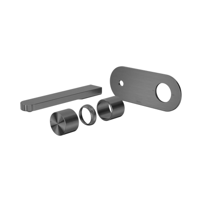 Pure SS316L Progressive Wall Basin/Bath Mixer Trim Kits Only Graphite