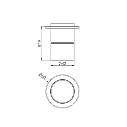 Pure SS316L Progressive Shower Mixer Trim Kits Only Brushed Bronze