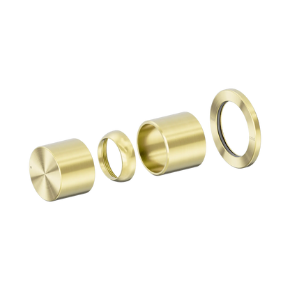 Pure SS316L Progressive Shower Mixer Trim Kits Only Brushed Gold