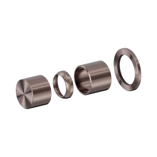 Pure SS316L Progressive Shower Mixer Trim Kits Only Brushed Bronze