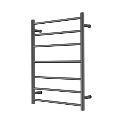Mecca 240V 7 Bar Heated Towel Ladder Graphite