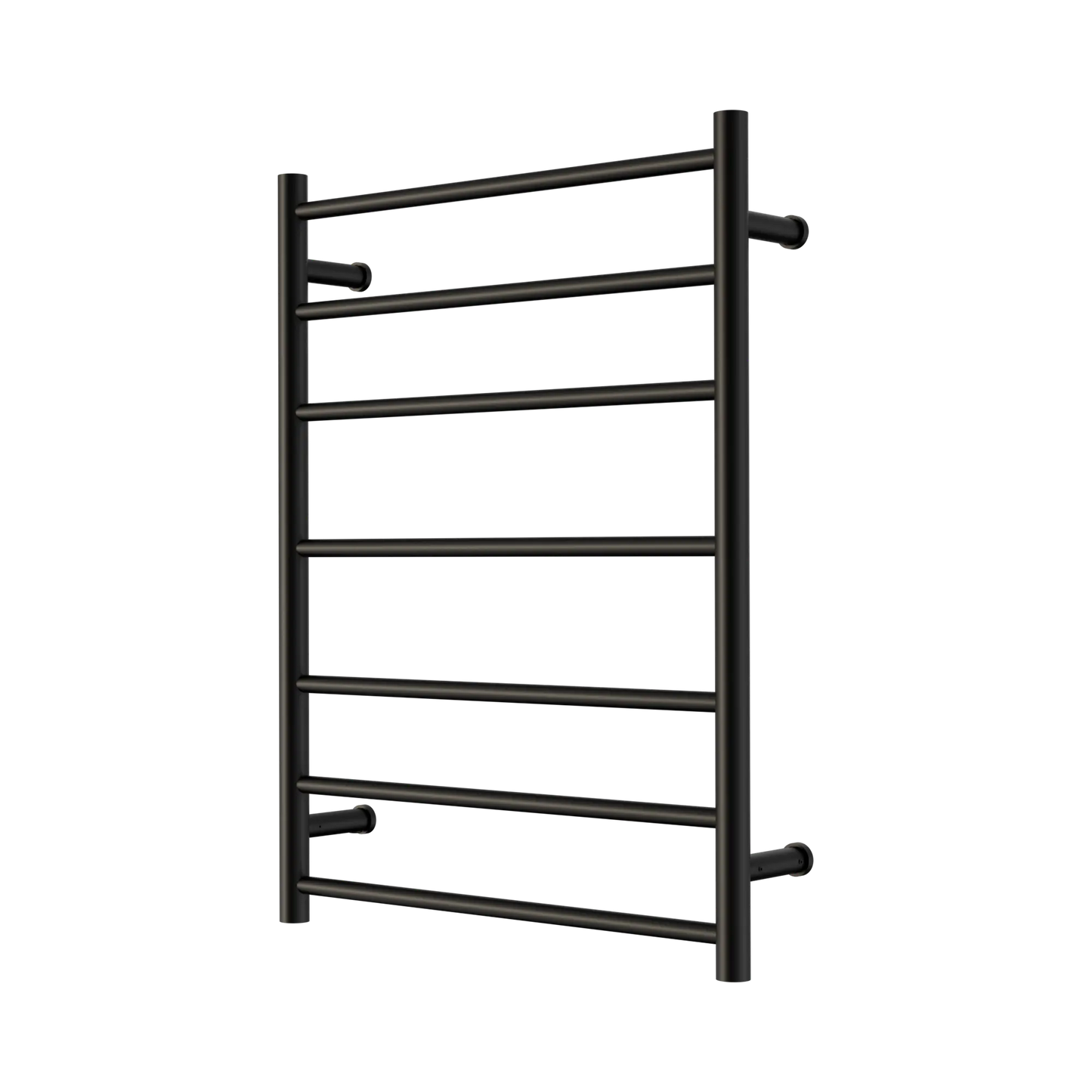 Mecca 240V 7 Bar Heated Towel Ladder Matte Black