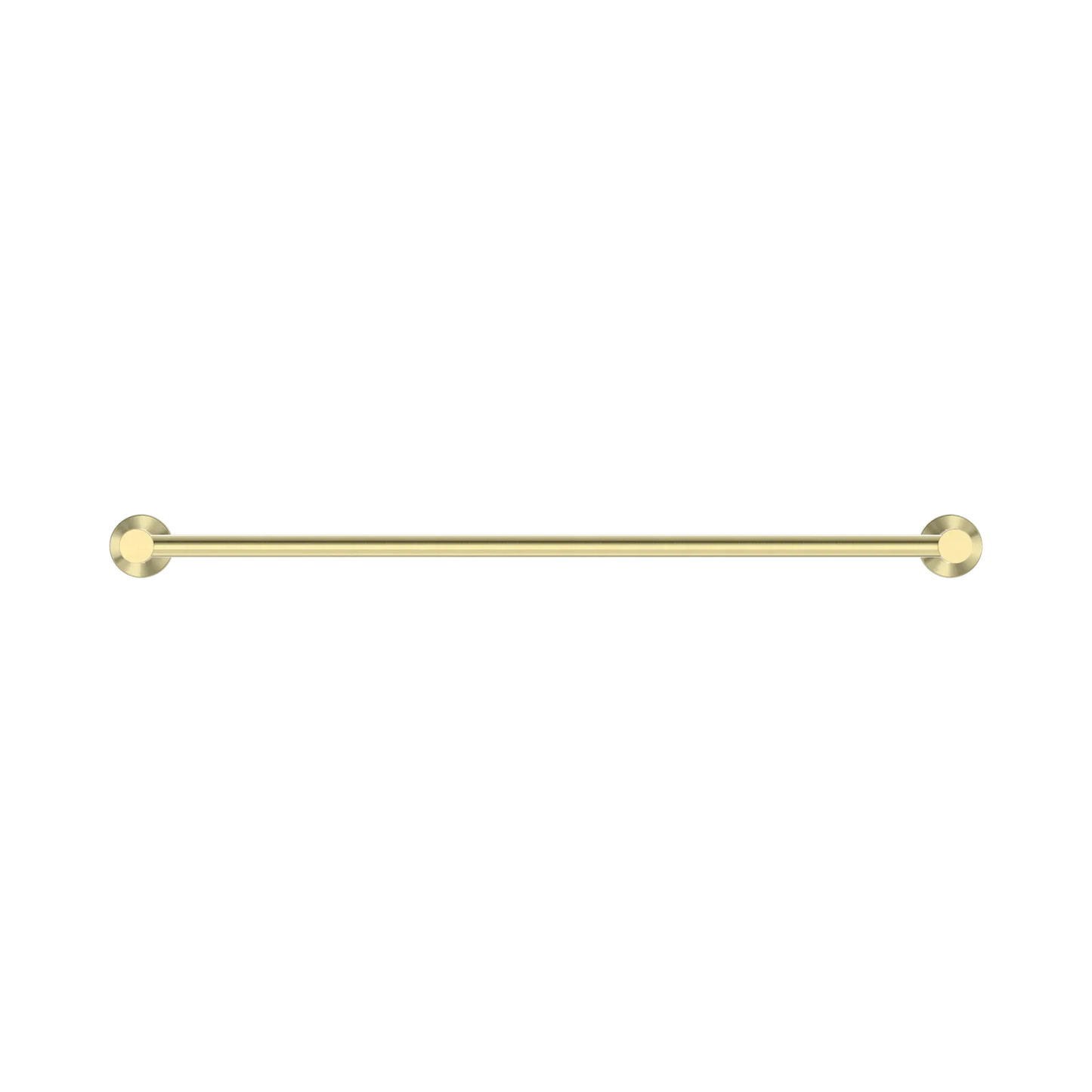 Mecca Single Towel Rail 600mm Brushed Gold