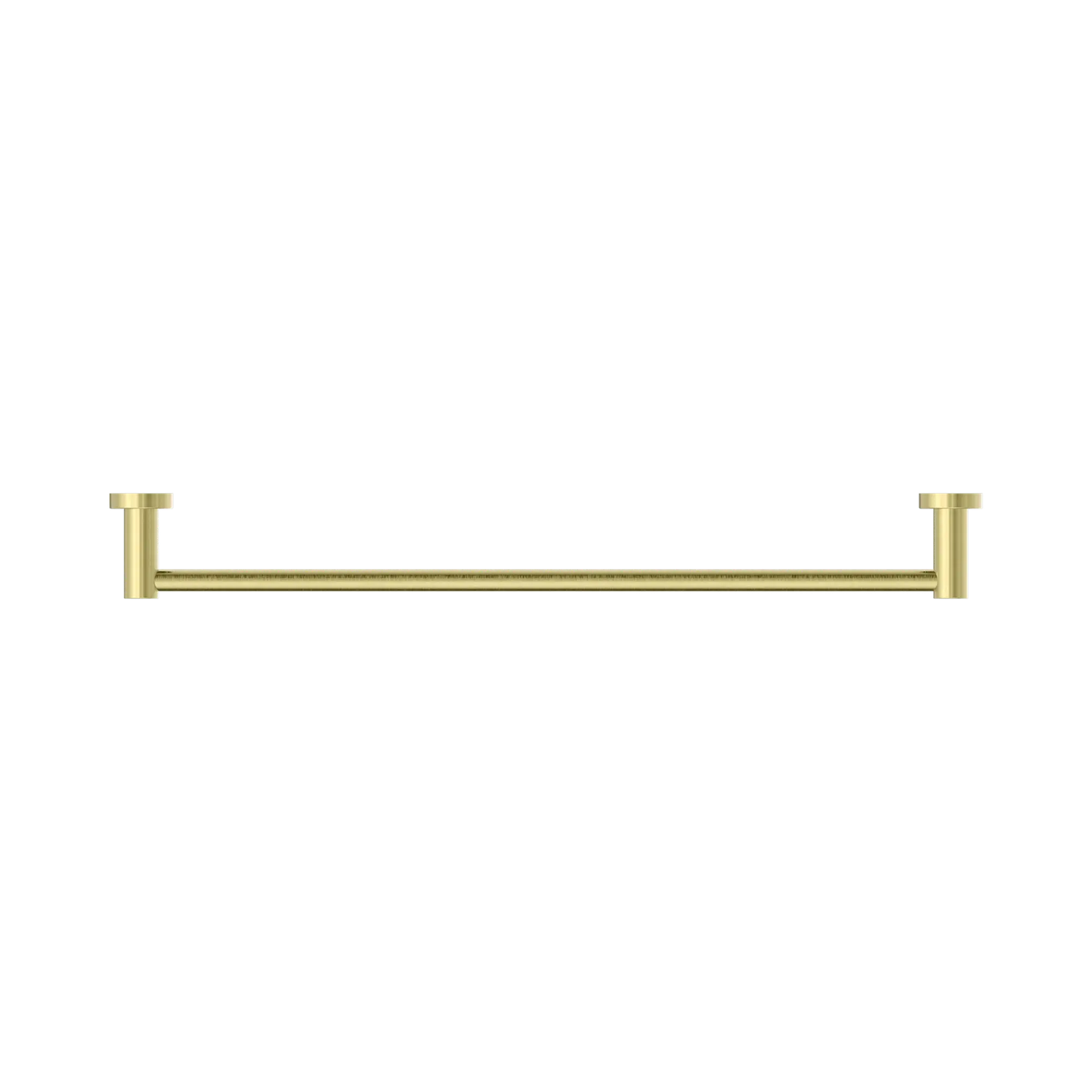 Mecca Single Towel Rail 600mm Brushed Gold