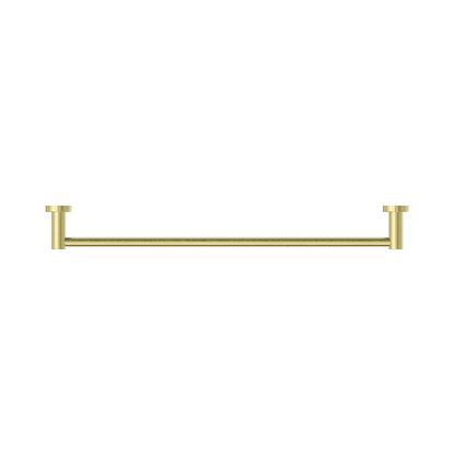 Mecca Single Towel Rail 600mm Brushed Gold