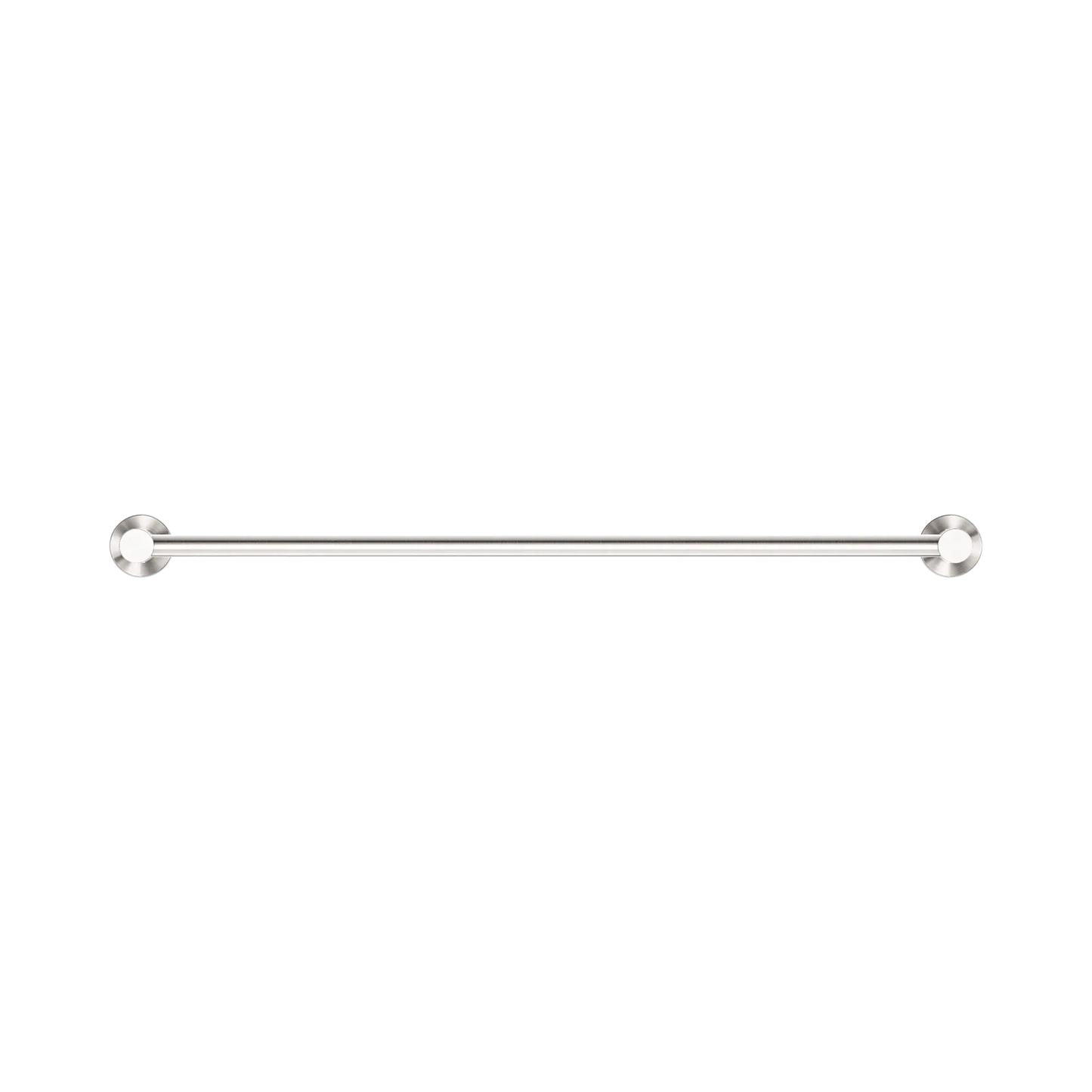 Mecca Single Towel Rail 600mm Brushed Nickel