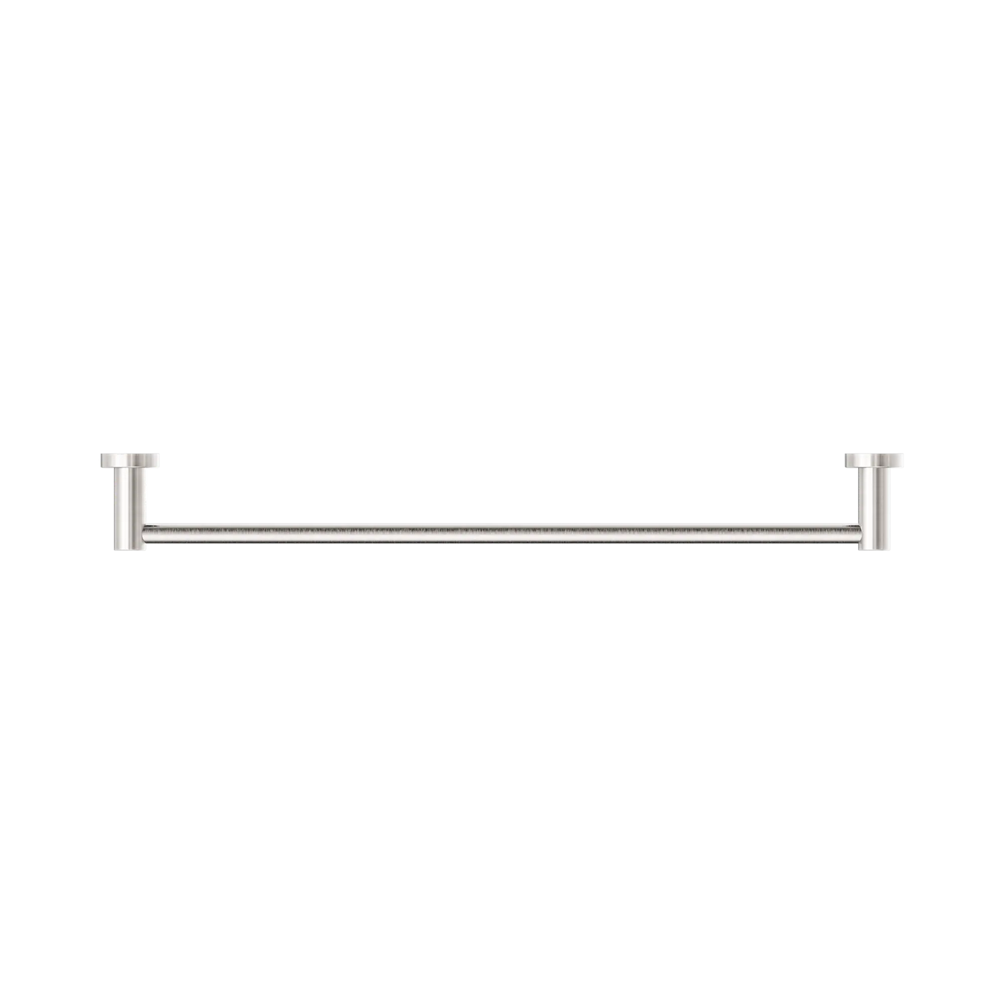 Mecca Single Towel Rail 600mm Brushed Nickel