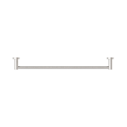 Mecca Single Towel Rail 600mm Brushed Nickel