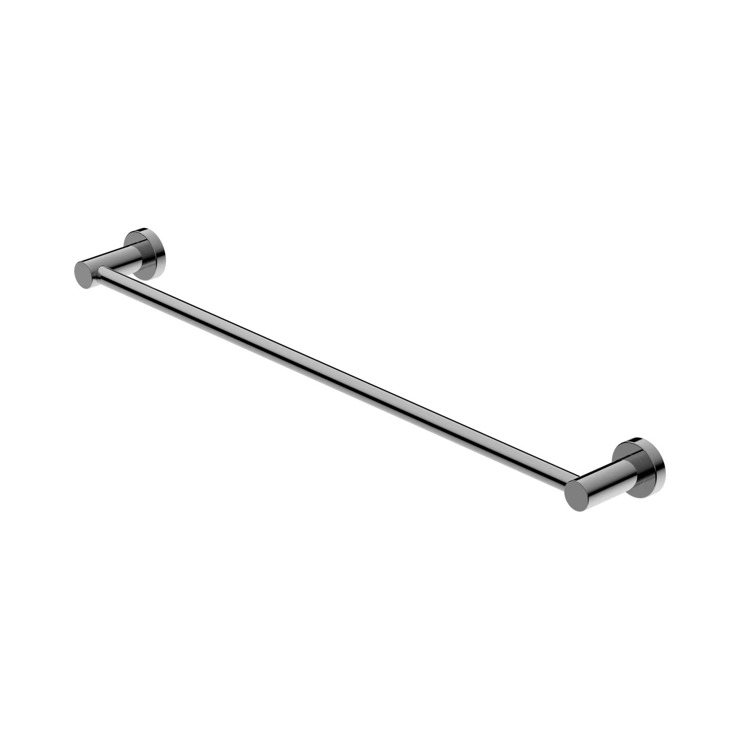 Mecca Single Towel Rail 600mm Chrome