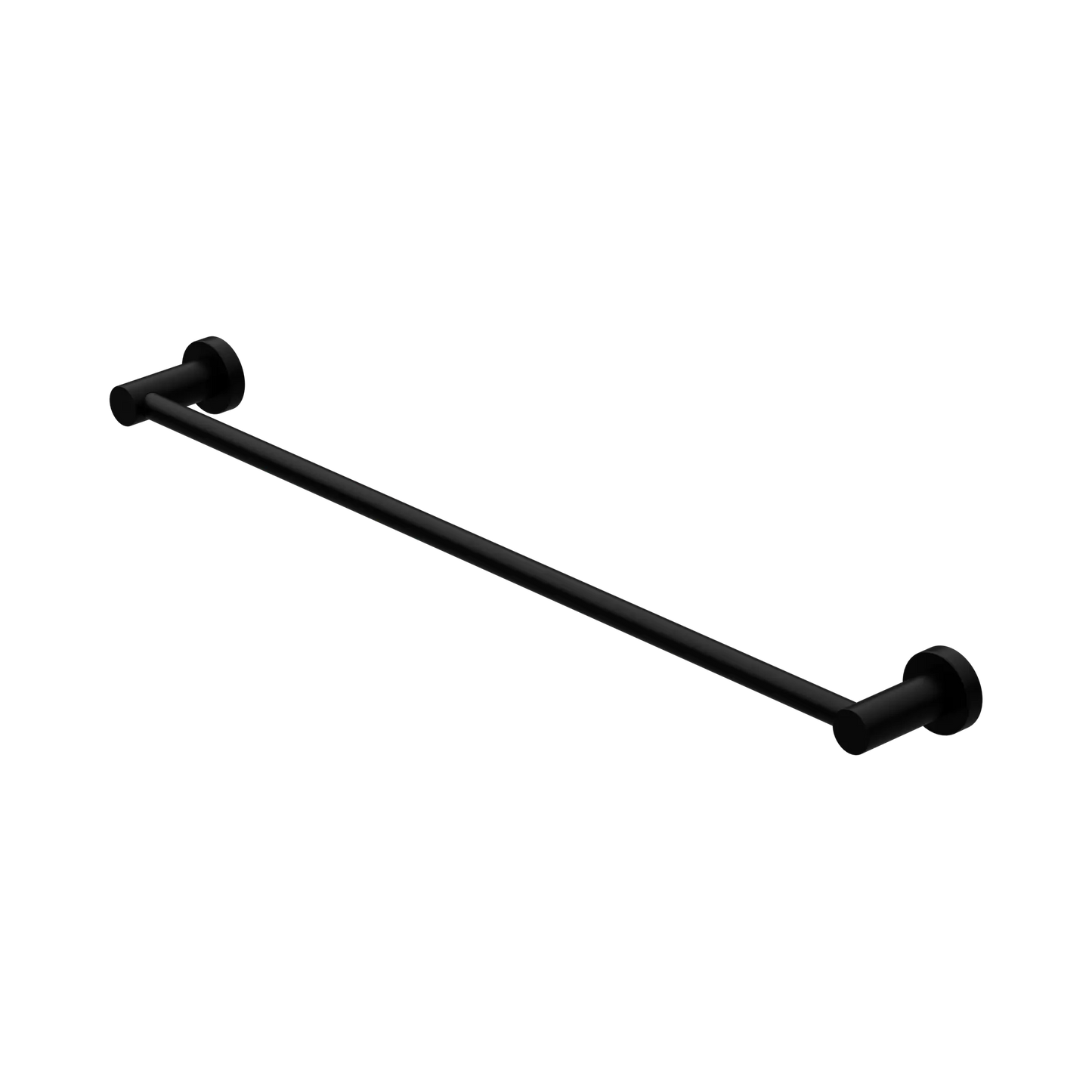 Mecca Single Towel Rail 600mm Matte Black