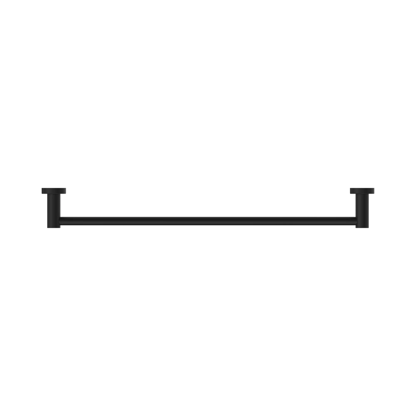 Mecca Single Towel Rail 600mm Matte Black
