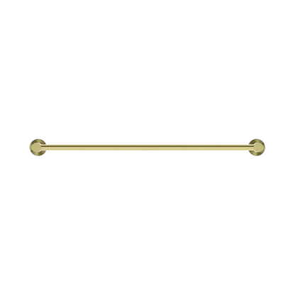 Mecca Double Towel Rail 600mm Brushed Gold