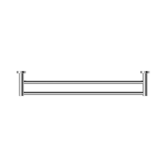 Mecca Double Towel Rail 600mm Chrome