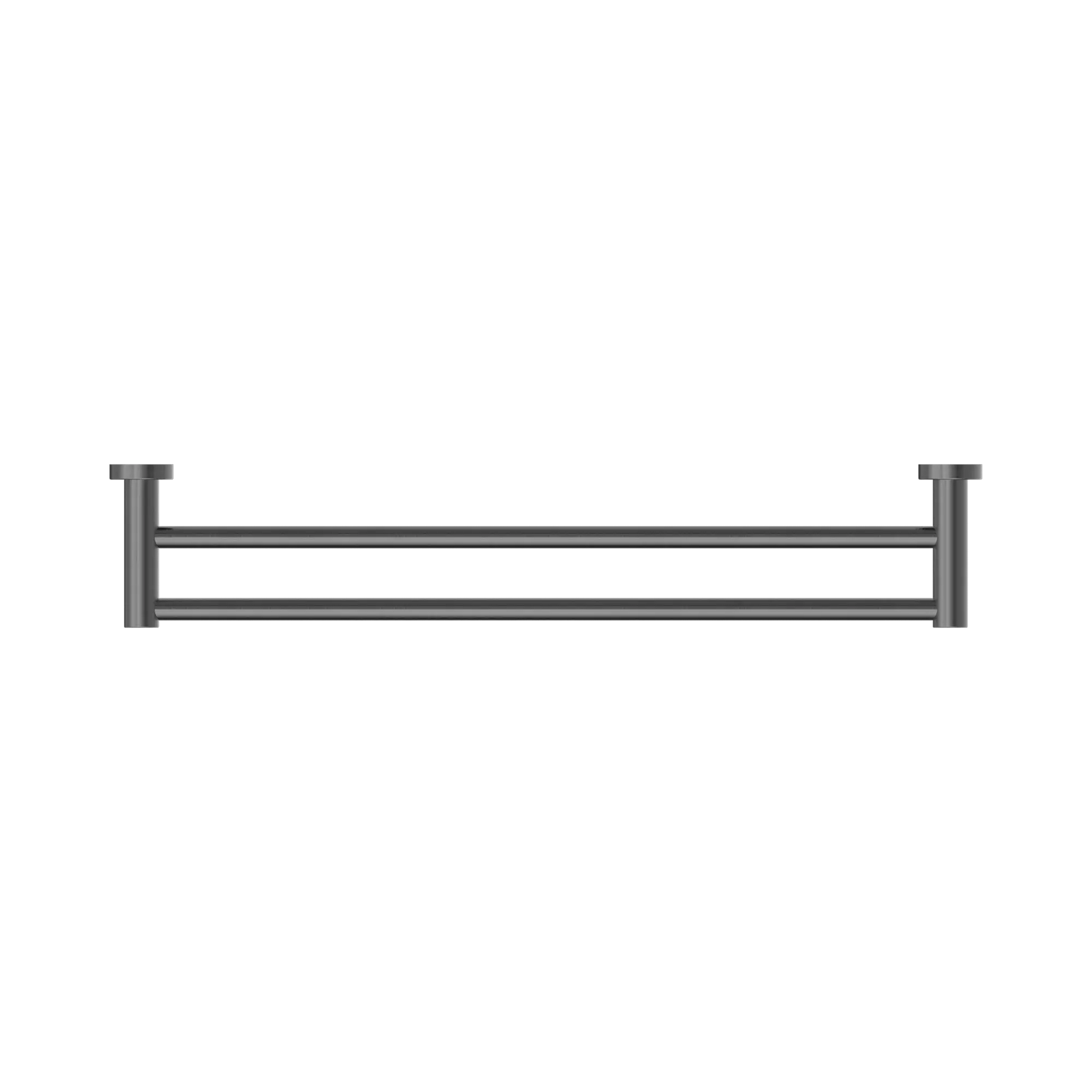 Mecca Double Towel Rail 600mm Gun Metal