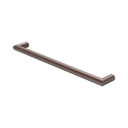 Mecca 240V Single Heated Towel Rail Brushed Bronze