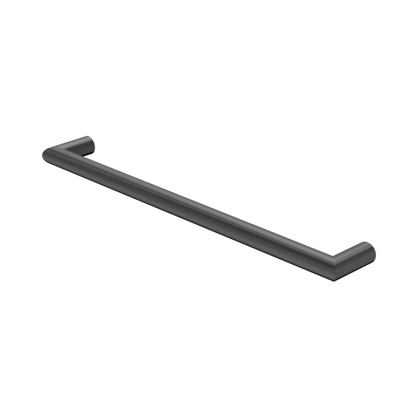 Mecca 240V Single Heated Towel Rail Graphite