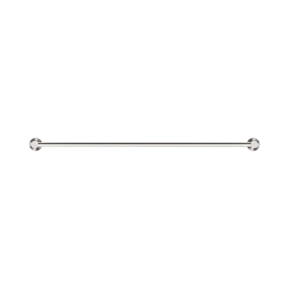 Mecca Single Towel Rail 800mm Brushed Nickel