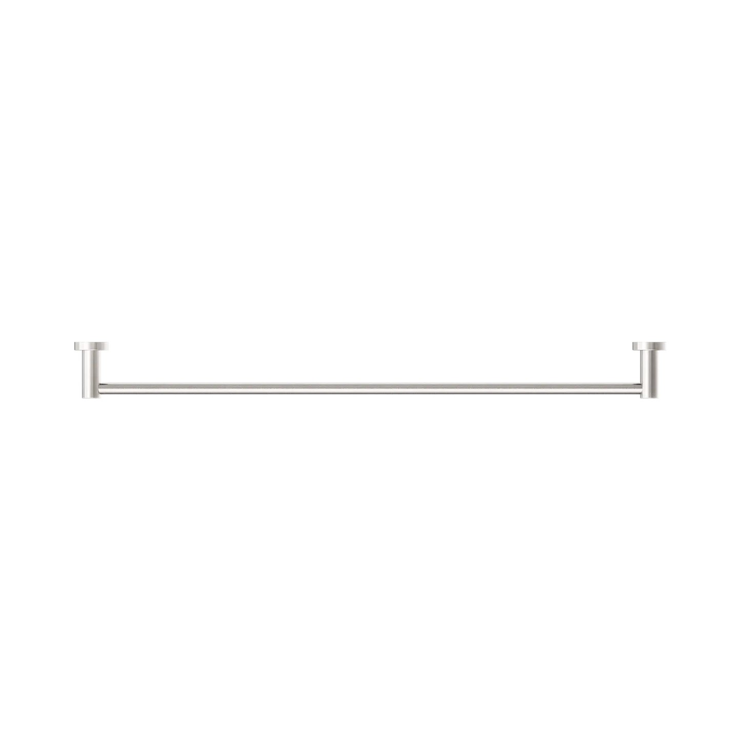 Mecca Single Towel Rail 800mm Brushed Nickel