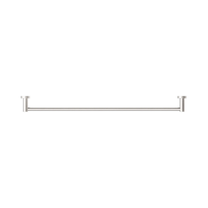 Mecca Single Towel Rail 800mm Brushed Nickel