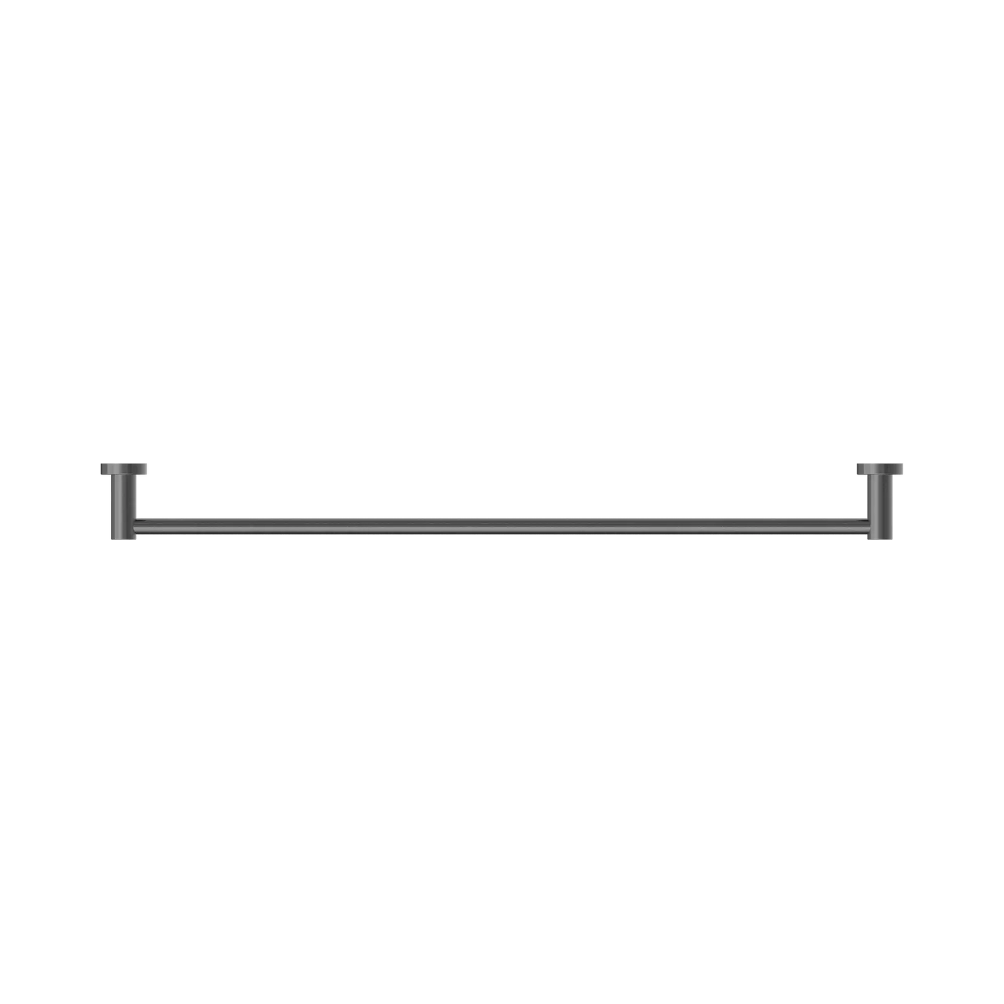 Mecca Single Towel Rail 800mm Gun Metal