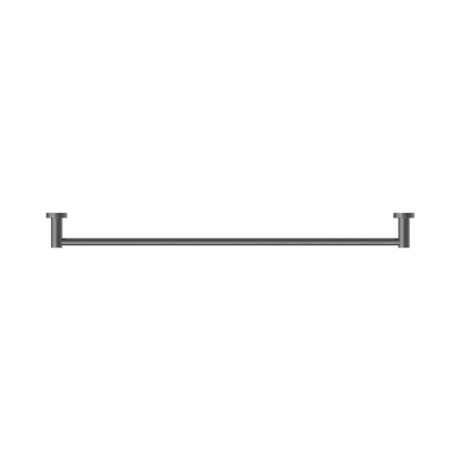 Mecca Single Towel Rail 800mm Gun Metal
