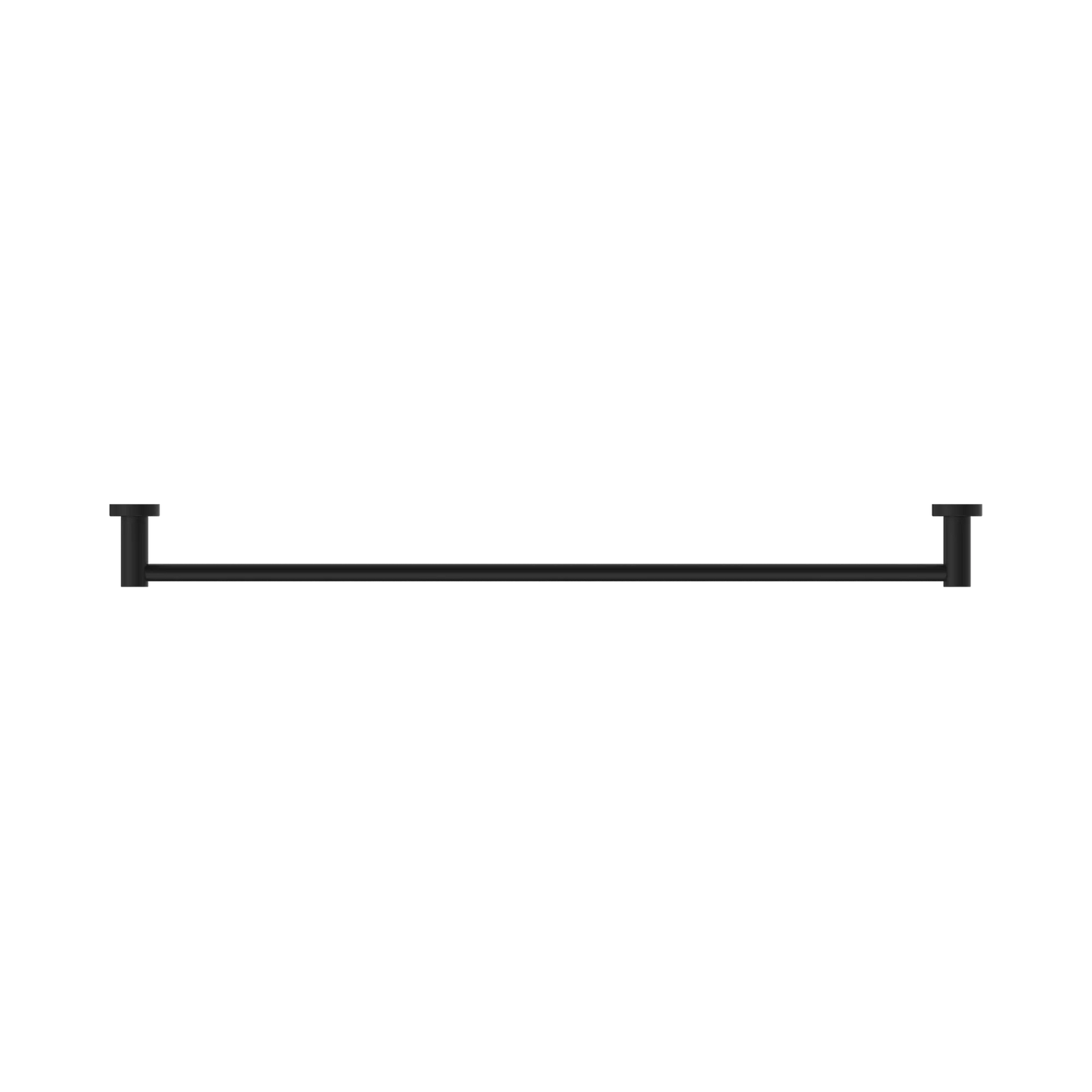 Mecca Single Towel Rail 800mm Matte Black