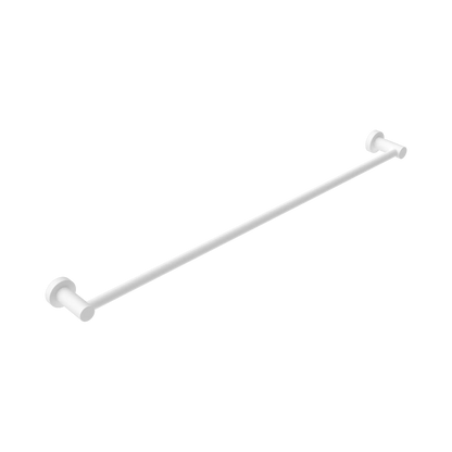Mecca Single Towel Rail 800mm Matte White