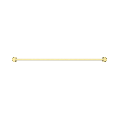 Mecca Double Towel Rail 800mm Brushed Gold