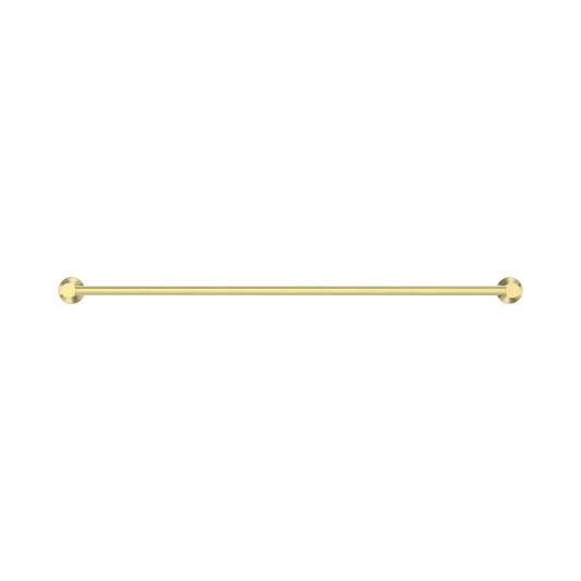 Mecca Double Towel Rail 800mm Brushed Gold